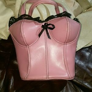 GIANNINI faux leather bustier handbag